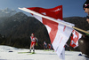 Marina Kaelin of Switzerland skiing during U23 women cross country skiing 20km mass start skating race of FIS Junior Nordic skiing World Championships 2024 in Planica, Slovenia. U23 women cross country skiing 20km mass start skating race of FIS Junior Nordic skiing World Championships 2024 was held in Planica Nordic Center in Planica, Slovenia, on Thursday, 8th of February 2024.